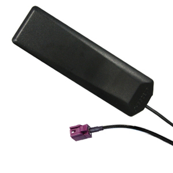 Outdoor/Automobile IP67/68 LTE Wedge Flylead Antenna FAKRA-Plug (Code D) 2 dBi max - Grand-Tek