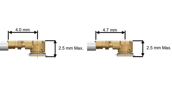 Grand=Tek I-PEX MHF Connectors Series Size Charts - Grand-Tek