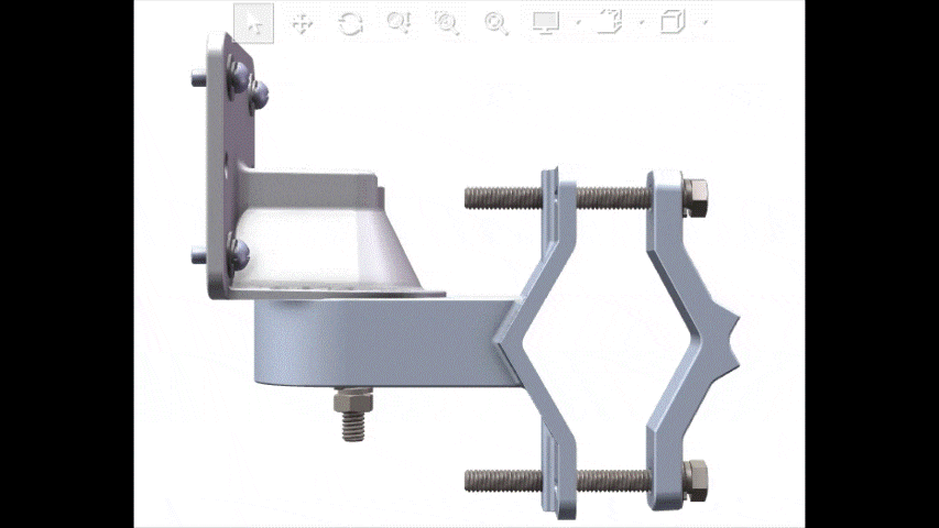 Solutions extérieures robustes - Support de montage résistant aux ouragans - Grand-Tek